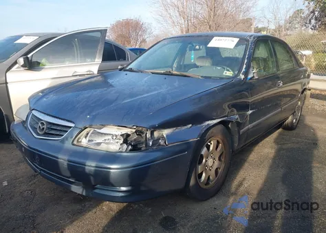 2002 Mazda 626 Lx z USA, uszkodzony, nr VIN 1YVGF22C025282849